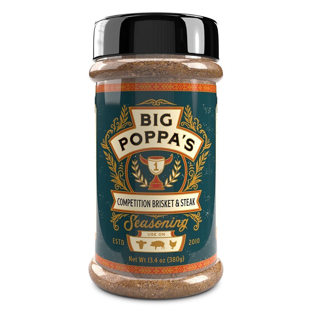 Big Poppa's Competition Brisket & Steak Seasoning - 13.4oz - Backyard Grill and Smoke