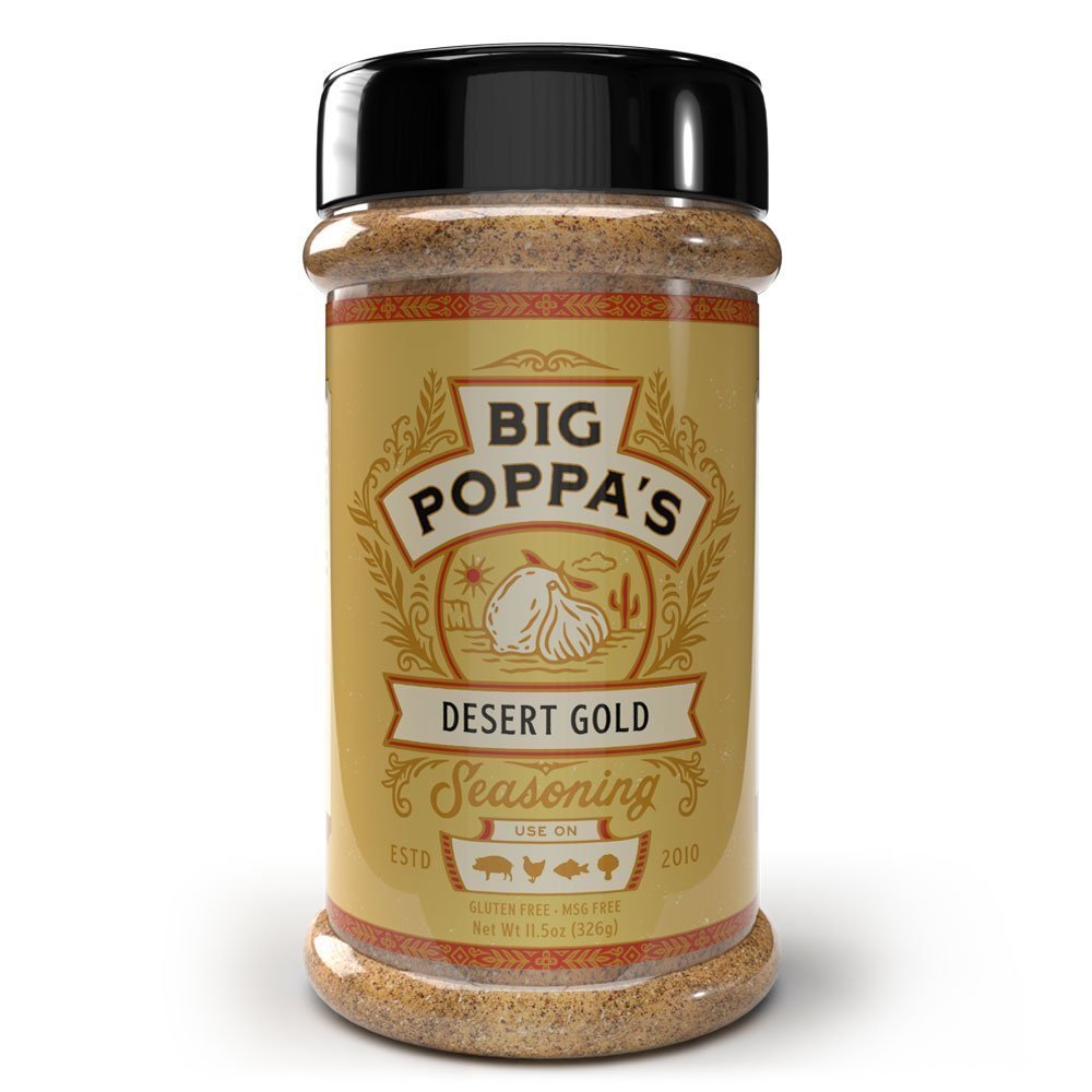 Big Poppa's Desert Gold Seasoning - 11.5oz - Backyard Grill and Smoke