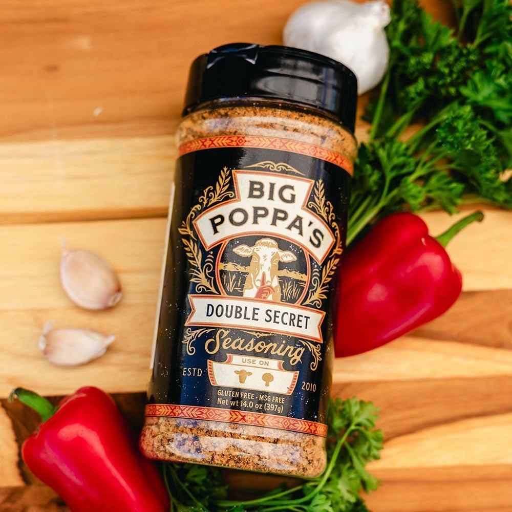 Big Poppa's Double Secret Seasoning - 14oz - Backyard Grill and Smoke