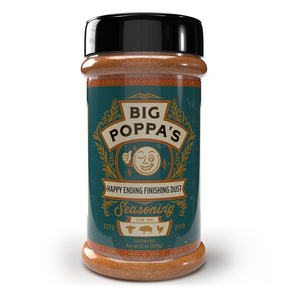 Big Poppa's Happy Ending Finishing Dust Seasoning - 13oz - Backyard Grill and Smoke