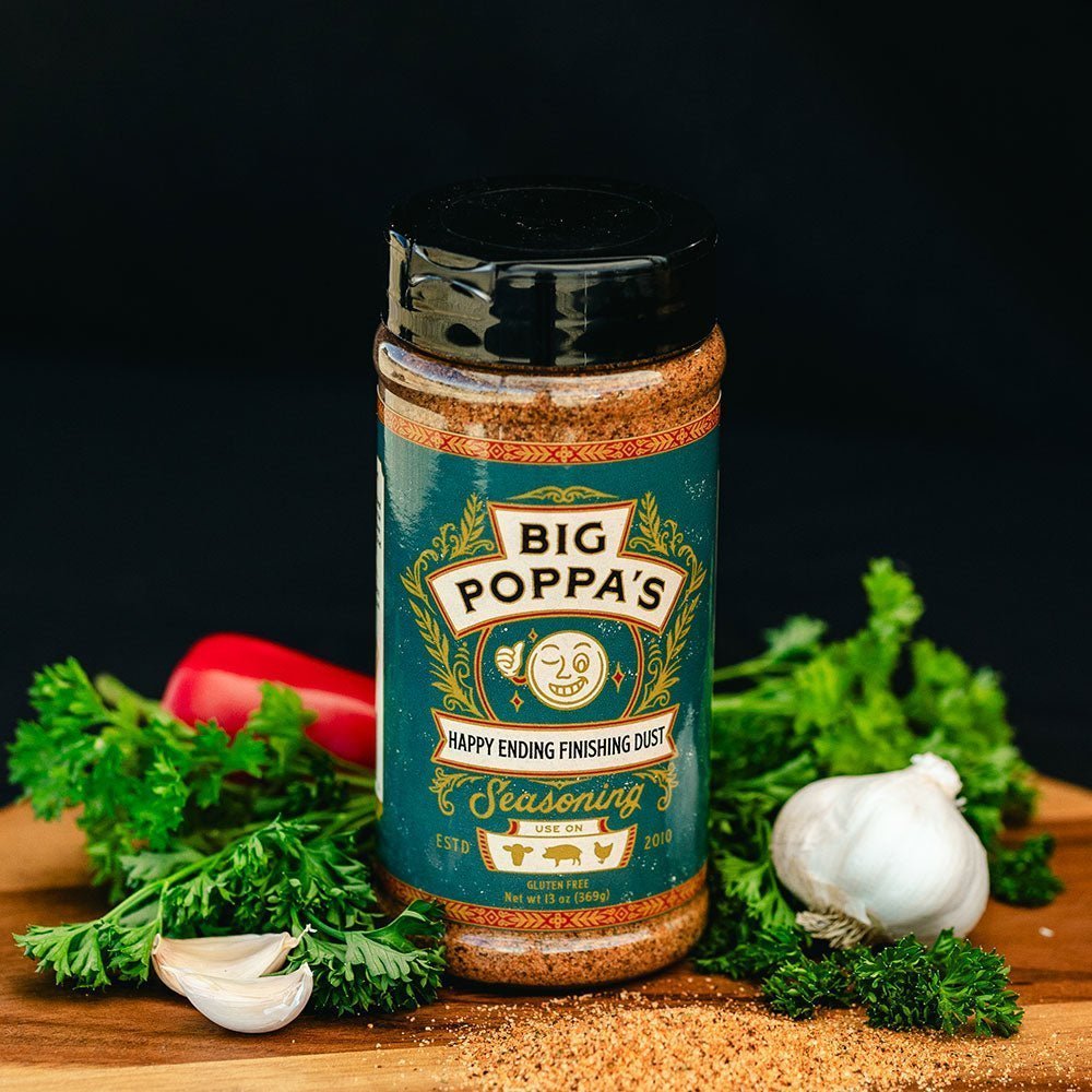 Big Poppa's Happy Ending Finishing Dust Seasoning - 13oz - Backyard Grill and Smoke