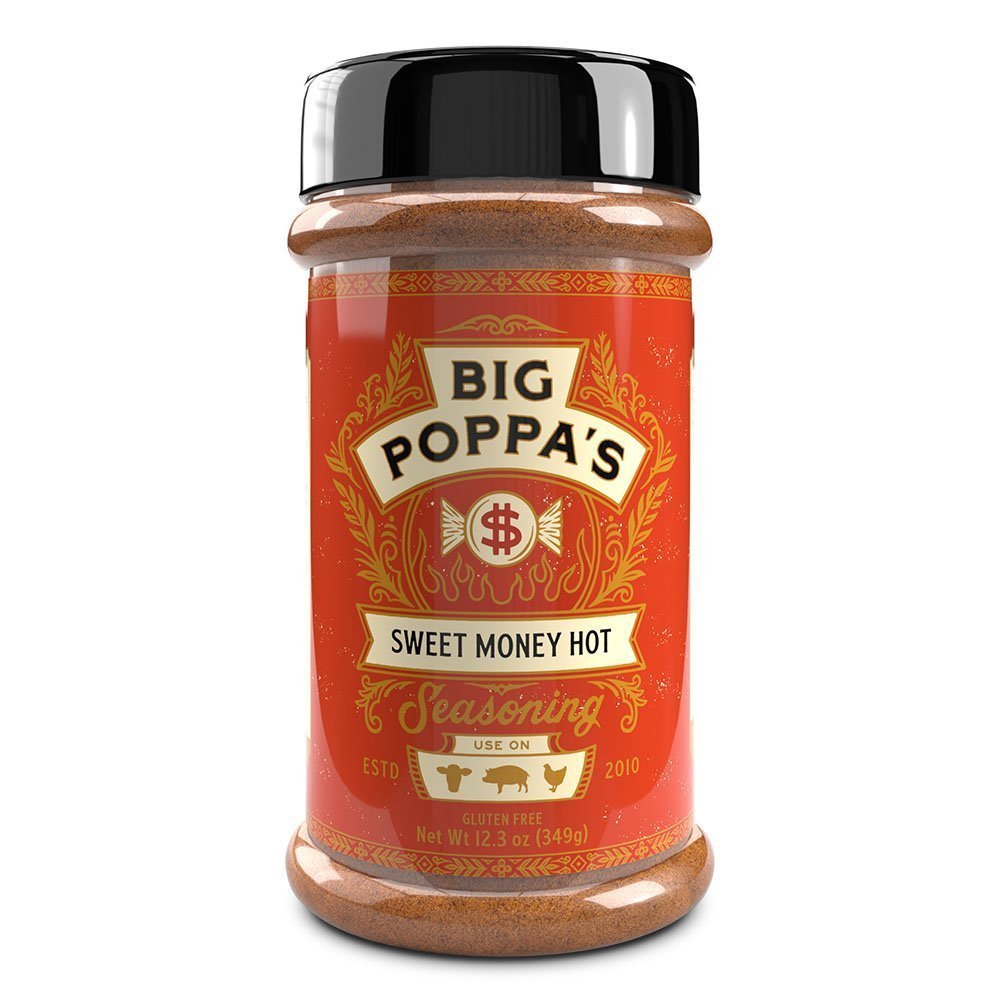 Big Poppa's Sweet Money Hot Seasoning - 12.3oz - Backyard Grill and Smoke