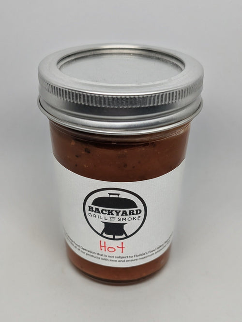 Hot BBQ Sauce - Backyard Grill and Smoke