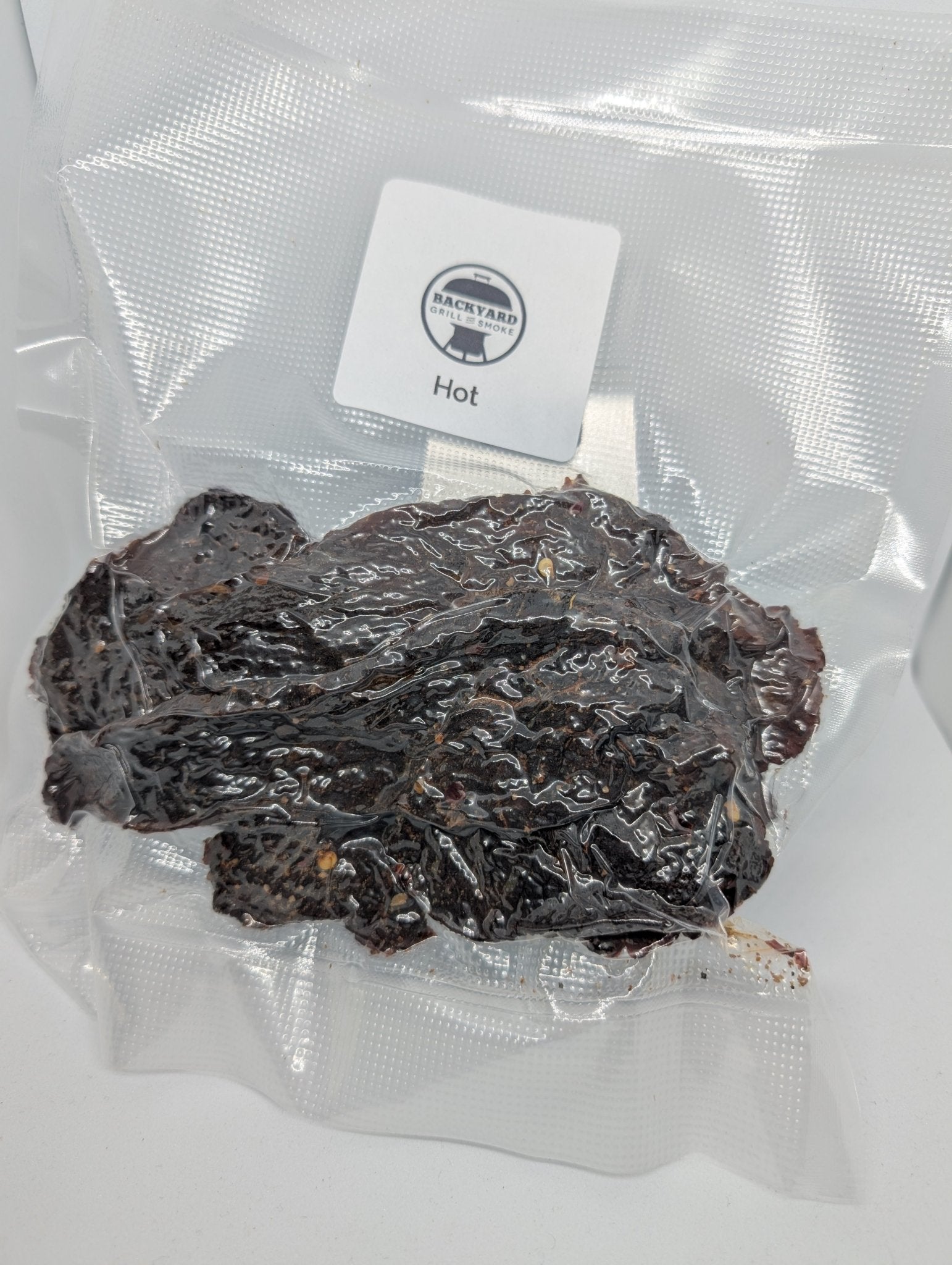 Hot Beef Jerky - Backyard Grill and Smoke